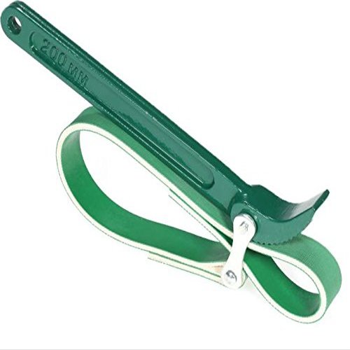 Digital Craft Belt Oil Filter Wrench  225mm Adjustable Spanner Tool for Car Engine Fuel Filter Removal | Heavy-Duty Single-Sided Hand Tool for Mechanics, Garage & Auto Repair