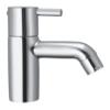 DRIZZLE Flora Brass Chrome Plated Wash Basin Quarter Turn Foam Pillar Cock Flow Tap (Standard) view 1