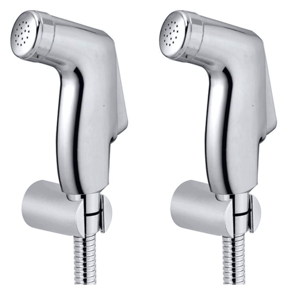 DRIZZLE Penguin Health Faucet with 1 Meter Flexible Tube and Wall Hook (Pack of 2 Pieces)