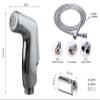 DRIZZLE Penguin Health Faucet with 1 Meter Flexible Tube and Wall Hook (Pack of 2 Pieces) view 2