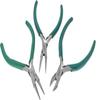 Oscar Set of 3 Pliers Round Nose Pliers Flat Nose Pliers Side-Cutting for Good Use Jewellery Making Round Nose Plier (Length : 4.7 inch) view 1