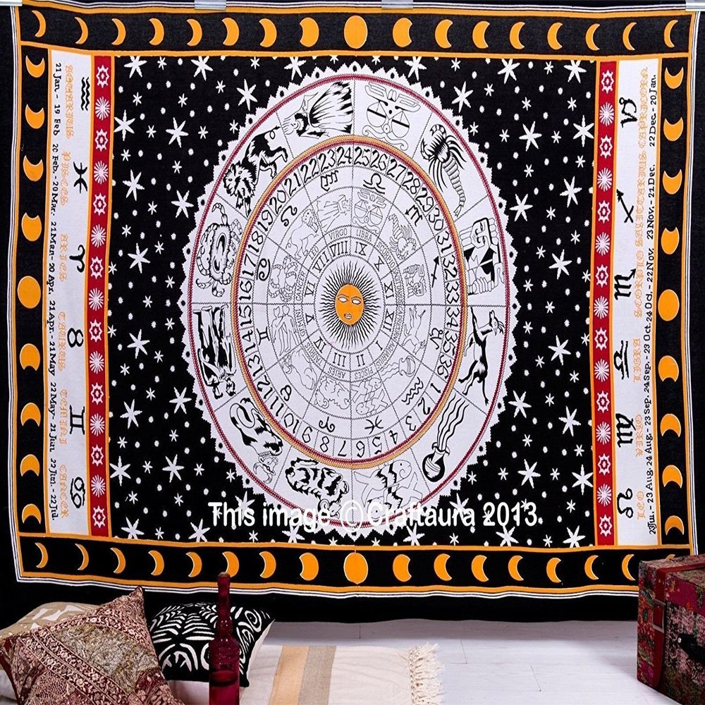 Textile Export Cotton Decorative Wall Hanging (84 x 54 inch, Multicolour)