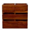 Craftland Wooden Cutlery Holder/Pen Holder for Kitchen Dining Table Multipurpose Stand view 2