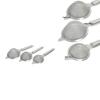 Duggu Palace Stainless Steel Heavy Duty Tea Strainer and Coffee Strainer Set of 3 Chai Chalni Sizes 7.5 cm 8.5 cm 9.5 cm view 2