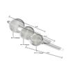 Duggu Palace Stainless Steel Heavy Duty Tea Strainer and Coffee Strainer Set of 3 Chai Chalni Sizes 7.5 cm 8.5 cm 9.5 cm view 3