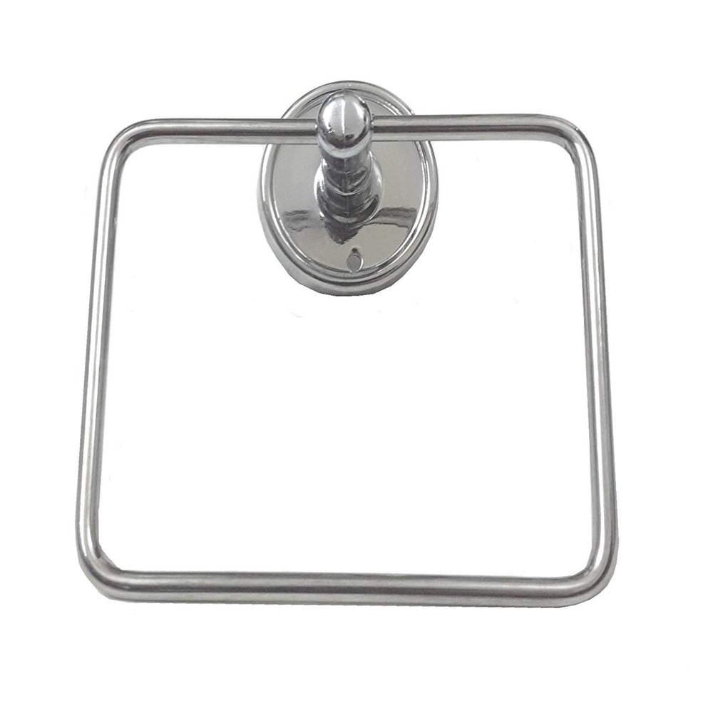 NOA* Towel Ring SS Square (1 Piece Towel Ring Square Bathroom & Kitchen S.S)