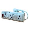 INDRICO Power Strip Extension Multi Outlet Board Fitted with 3 Anchor Sockets(5 Amp),3 Anchor Switch(5 Amp),Anchor Indicator and 5 Metre Wire with 6 Amp Plug (2 Meter Cord) view 2