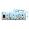 INDRICO Power Strip Extension Multi Outlet Board Fitted with 3 Anchor Sockets(5 Amp),3 Anchor Switch(5 Amp),Anchor Indicator and 5 Metre Wire with 6 Amp Plug (2 Meter Cord) view 3
