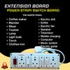 INDRICO Power Strip Extension Multi Outlet Board Fitted with 3 Anchor Sockets(5 Amp),3 Anchor Switch(5 Amp),Anchor Indicator and 5 Metre Wire with 6 Amp Plug (2 Meter Cord) view 4