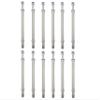 LOVELY Nylon Frame Fixing Anchor with Screw Wall Plug Size 8x100 MM Set of 12 view 1