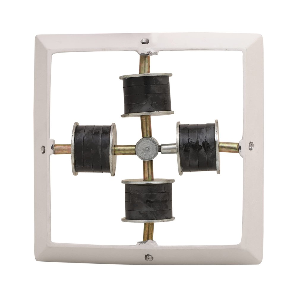 LOVELY KMS 9x9" Inch Square Shape 4 Pcs. Hopper Magnet Available in Multicolor Pack of 1