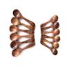PEBBLECRAFTS Set of Handmade Wooden Spoon and Masala Condiment Spoon (5 inches, 4 inches) -Set of 12 view 1