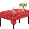 Oasis Home Collection Cotton Printed Table Cloth - 6 Seater - Red view 1