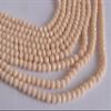 The Design Cart Peach Opaque Tyre/Rondelle Shaped Crystal Beads (2 mm) 1 Line for Jewellery Making, Beading, Arts and Crafts and Embroidery. view 1