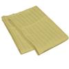 Jaipur Linen Cotton Luxurious Striped 2 Piece Sateen Pillow Cover Set , California King Size 20 Inch x 30 Inch-Golden, 300 GSM view 4