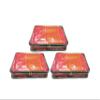 Annapurna Sales full transparent saree cover or bridal saree bag or transparent cloth storage bag or transparent saree bag for women (transparent, grey, for 2-3 saree) - combo pack of 3 pieces view 1