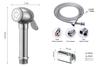 DRIZZLE Dolphin Health Faucet with 1 Meter Flexible Tube and Wall Hook view 2