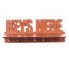 Sehaz Artworks KeysHere_Shelf-Brown-KeyHolder Wooden Key Holder (7 Hooks) view 1