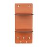 Sehaz Artworks Vertical 2-Shelf MDF Key Holder (Size: 25 cm x 11 cm x 0.3 cm, Color: Brown) view 1