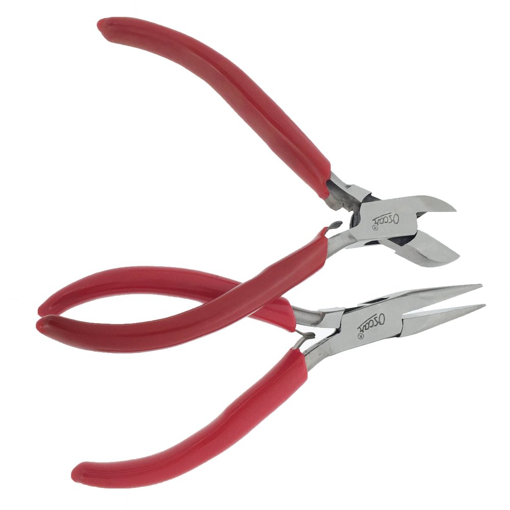 Half Round Nose Pliers Wire Wrapping Tools & Diagonal Pliers Cutter for Jewellery Making 5