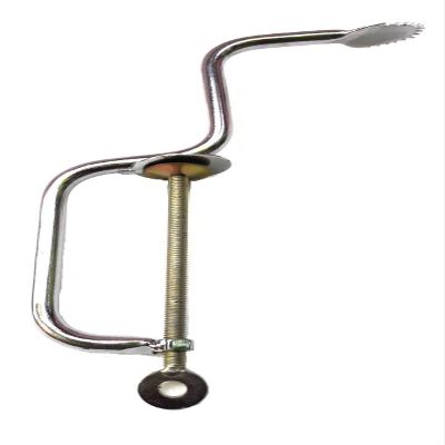 Gitachi Iron, Stainless Steel Coconut Scraper, Silver
