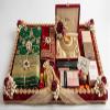 Smart Creations Wood Saree Decorative Or Gift Packing Tray, Rectangular (Pink) view 4