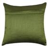 GOLDENIZE Green Set of 5 Trow Cushion Pillow Cover DECROATIVE Polyster Silk Square Cushion Cover Outdoor Couch Sofa Home Pillow Cover 12X12 INCH (30CMX30CM) Made in India. view 4
