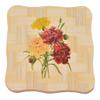 Yellow Weaves 6 Pieces Bamboo Wood Coasters or Heat Insulation Pad/Table Mats Placemats for Big Pans Pots- (15 X 15 Cms) view 2