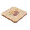 Yellow Weaves 6 Pieces Bamboo Wood Coasters or Heat Insulation Pad/Table Mats Placemats for Big Pans Pots- (15 X 15 Cms) view 4