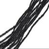 The Design Cart Black Opaque Bicone Crystal Beads (4 mm) (5 Strings) for Jewellery Making, Beading, Embroidery, Art and Craft view 1