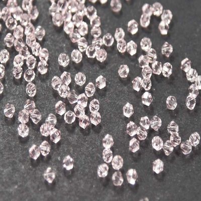 The Design Cart Baby Pink Bicone Crystal Beads (3 mm) 1 String for Jewellery Making, Beading, Arts and Crafts and Embroidery.