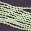 The Design Cart Apple Green Bicone Crystal Beads (4 mm) 1 String for ? Jewellery Making, Beading, Arts and Crafts and Embroidery. view 1