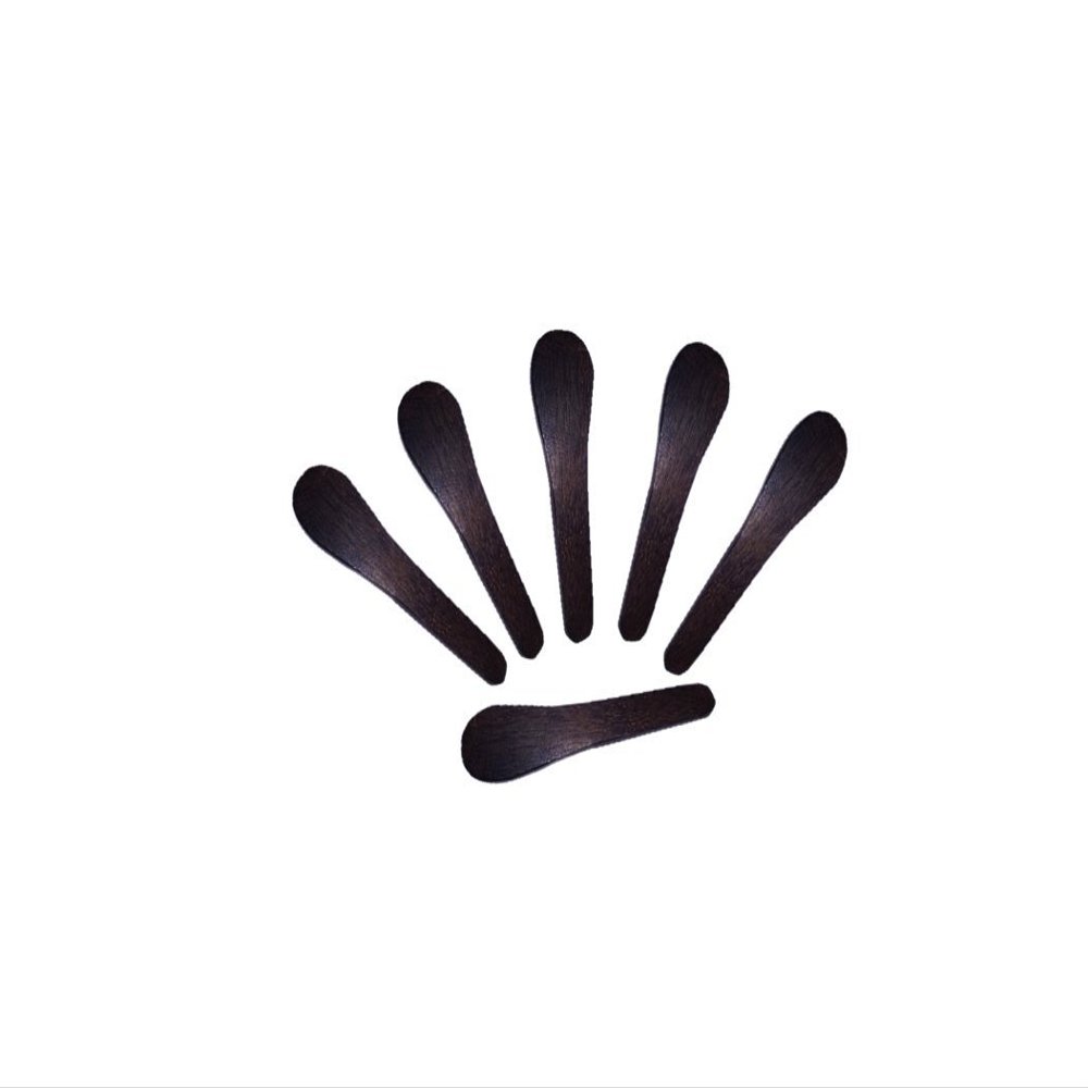 ARMAN SPOONS 50 pcs Mini Cosmetic Spatula Scoop wood/cosmetic mask spatula/Wooden spoon/Face cream spatula
