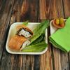 Areca Leaf Plate - Disposable Plate - Natural and Biodegradable Plate - Square Plate 7 * 7 inches (Pack of 25) view 4