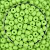 Embroiderymaterial 6/0 (4MM) Preciosa Seed Beads for Bracelet, Jewelry Making, Crafts, Hair Bidding, Pens, Mardi Gras & Embroidery (100 Gram) Light Green Color view 1