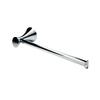 Viking Wall Mounted Flat Open Towel Ring Holder - Chrome Finish view 1