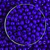 Embroiderymaterial 6/0 (4MM) Preciosa Seed Beads for Bracelet, Jewelry Making, Crafts, Hair Bidding, Pens, Mardi Gras & Embroidery (100 Gram) Indigo Color view 1