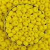 Embroiderymaterial 6/0 (4MM) Preciosa Seed Beads for Bracelet, Jewelry Making, Crafts, Hair Bidding, Pens, Mardi Gras & Embroidery (100 Gram) Lemon Yellow Color view 1