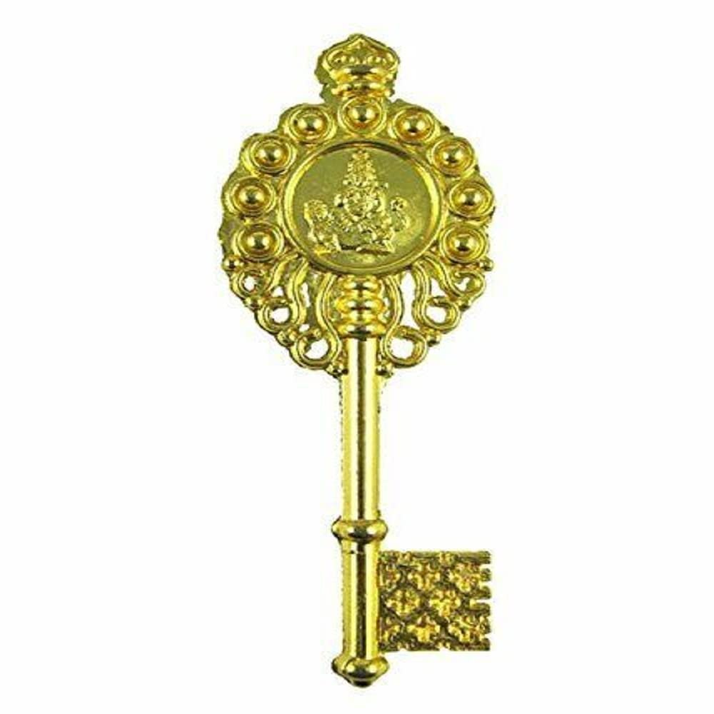SoilMade Kuber kunji, Oval Shape, Metal Made, Size Aprox 7cm and 30g, Pack of 1 Kuber Kunji in Box