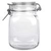 Pure Source India Glass Jar Container, 1.5 LTR, Clear view 1