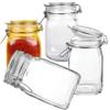 Pure Source India Glass Jar Container, 1.5 LTR, Clear view 2