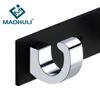 MADHULI Exclusive Dual Tone-5 Hooks Bathroom Cloth Hooks Hanger Door Wall Bedroom Bathroom Robe Hooks Rail for Hanging Keys,Clothes,Towel Hooks (Pack of 3) Cashew view 2