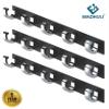 MADHULI Exclusive Dual Tone-5 Hooks Bathroom Cloth Hooks Hanger Door Wall Bedroom Bathroom Robe Hooks Rail for Hanging Keys,Clothes,Towel Hooks (Pack of 3) Cashew view 3