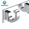 MADHULI Exclusive High Glossy-5 Hooks Bathroom Cloth Hooks Hanger Door Wall Bedroom Bathroom Robe Hooks Rail for Hanging Keys,Clothes,Towel Hooks (Pack of 3) Cashew view 2