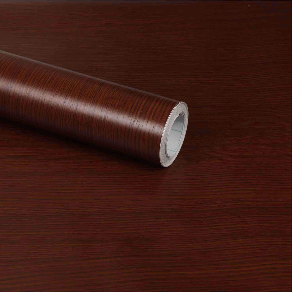 CVANU? Self Adhesive Wood Grain Wallpaper Waterproof Old Furniture Vinyl Stickers Wooden Door Wardrobe Desktop PVC Wall Papers Cv123 24''x75''inch