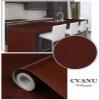 CVANU? Self Adhesive Wood Grain Wallpaper Waterproof Old Furniture Vinyl Stickers Wooden Door Wardrobe Desktop PVC Wall Papers Cv123 24''x75''inch view 4