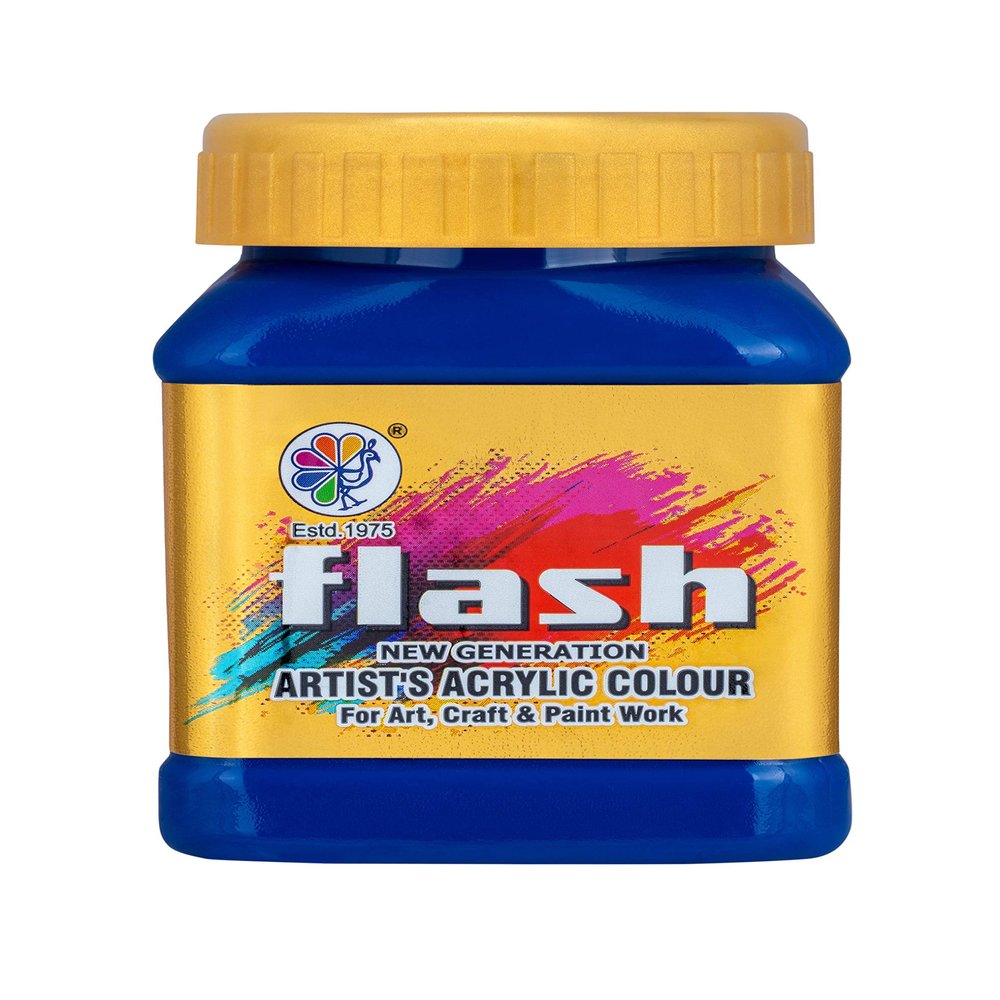 Flash Acrylic Colour (Ultramarine Blue, 200 ml)