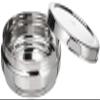 Butterfly Stainless Steel Tiffin, Lunch Box, No.2, 450 ml, Silver view 2