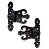 Adonai Hardware Addon Black Antique Iron Tee Cabinet Hinge (Supplied as Two Pieces) (Black Powder Coated) view 1