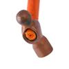 LOVELY 250 Gms Copper Hammer Ball Pein Type/Copper Mallet with wooden Handle -Pack of 1 view 4